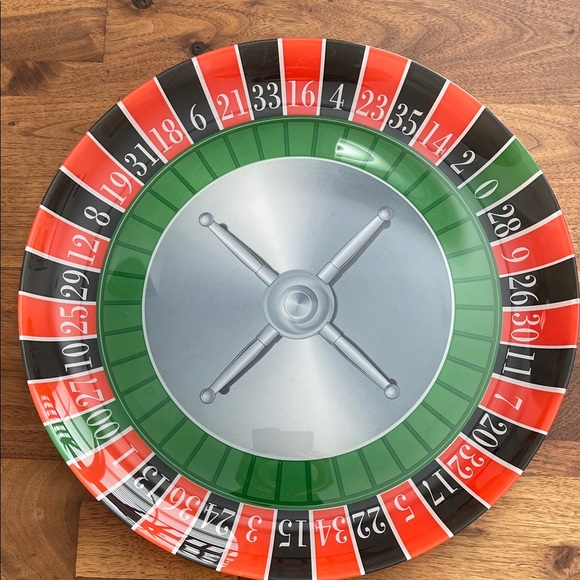 Glass Roulette Plate - Picture 1 of 4